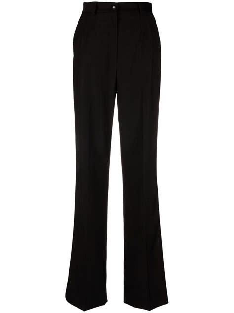 dolce gabbana pants size|dolce gabbana wide leg trousers.